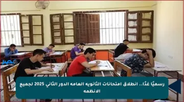 رسميًا غدًا.. انطلاق امتحانات الثانوية العامة الدور الثاني 2025 لجميع الأنظمة